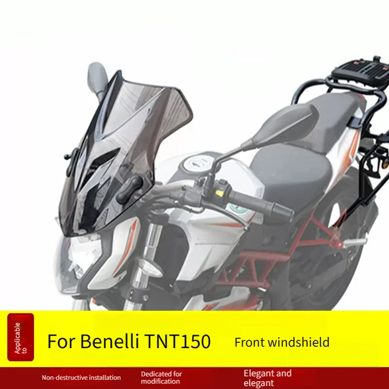 For Benelli TNT150 Red Dragon Little Raptor Motorcycle Front Windshield Windscreen Wind Deflector Modification Accessories