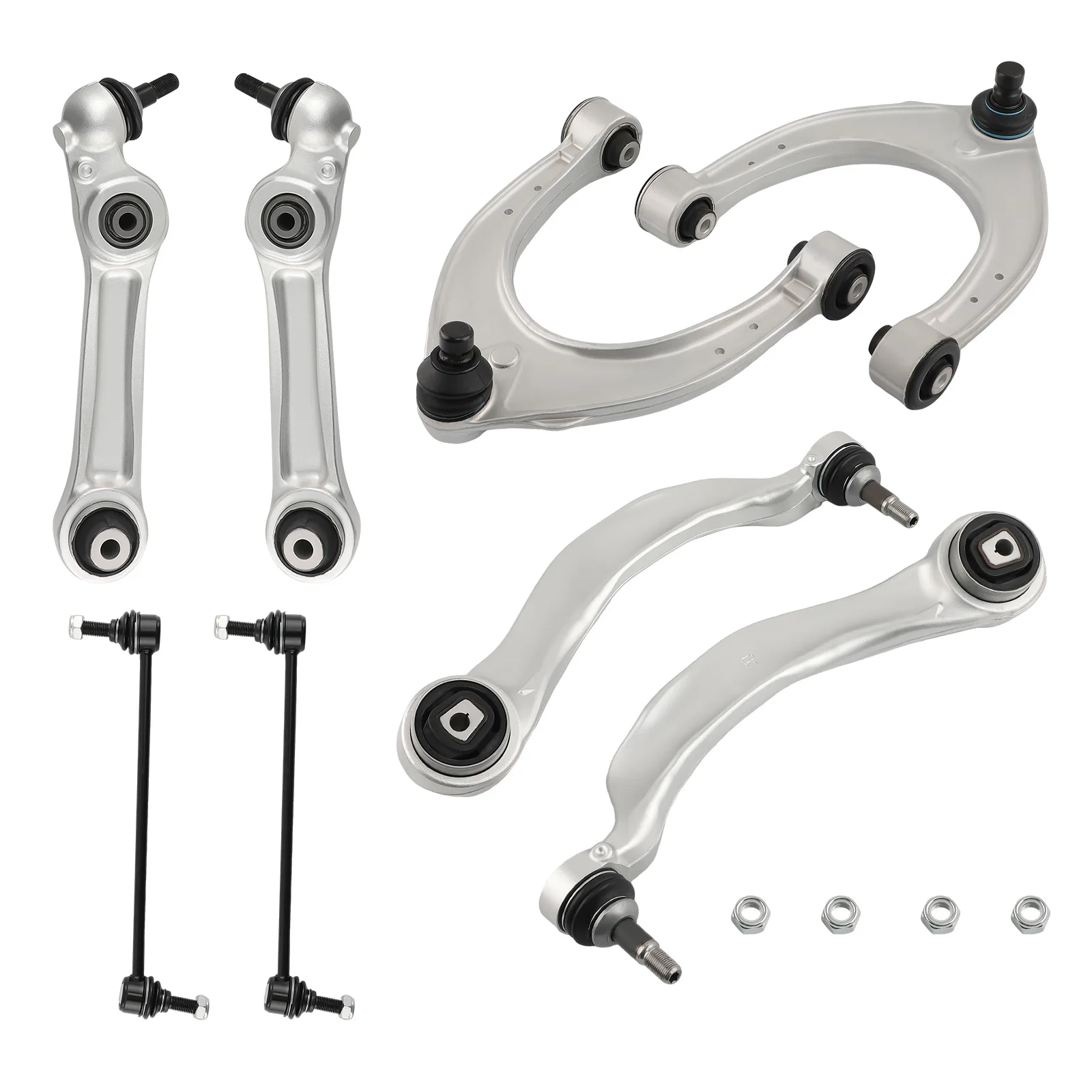 

8x Front Suspension Control Arm Sway Bar Link Kit for BMW 535i 550i 740i 750i 750Li