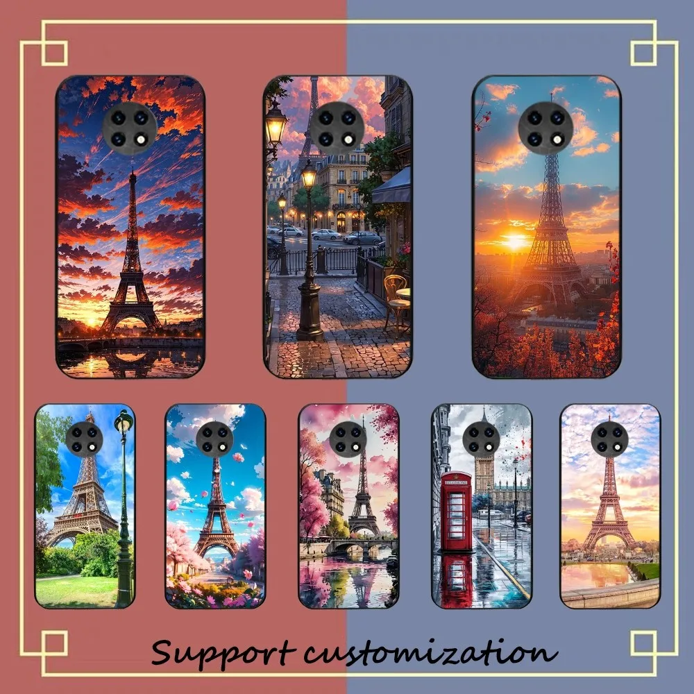 Paris Eiffel Tower  Phone Case For Redmi Note 4 X 5 A 6 7 8 T 9 9S 10 11 11S 11Epro Poco M3 pro