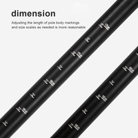 Single Double Ended Paddles Aluminum Alloy 3-Piece Adjustable Kayak Paddle Stand Up Paddleboard Paddle for Outdoor Water Sports