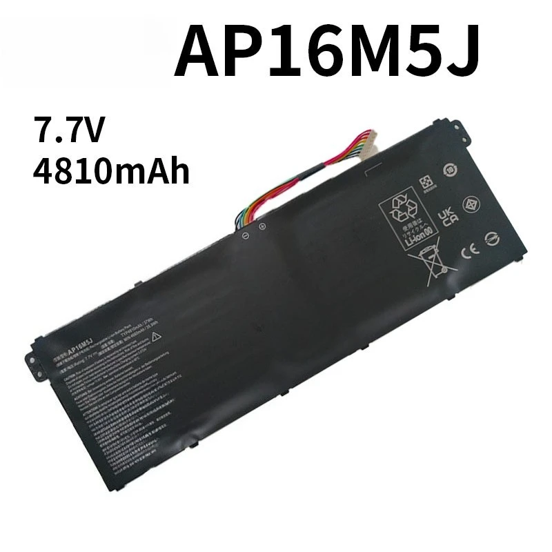 High Quality Replacement Laptop Battery For Acer AP16M5J Aspire 1 A114-31 A314 A315 4810mAh 7.7V Rechargeable Li ion Battery