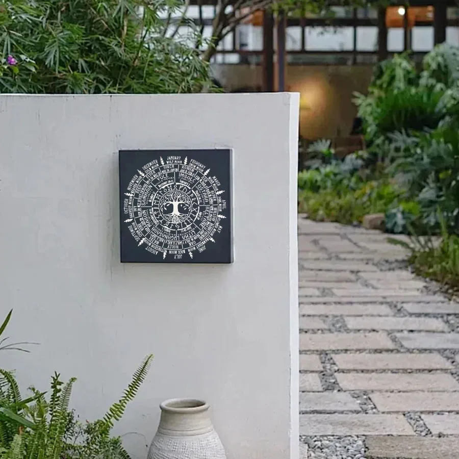 1 قطعة 12 × 12 بوصة عجلة وثنية من استنسل العام – قالب شجرة الحياة نورس ماندالا لتزيين جدران ويكا