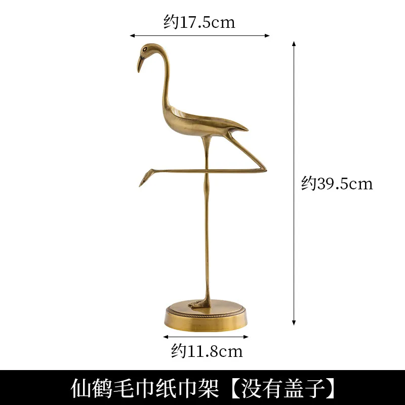 American Copper Bird Decoration Towel Bar Towel Rack Bathroom Toilet Paper Towel Storage Wall Animal Metal Bathroom Accessories