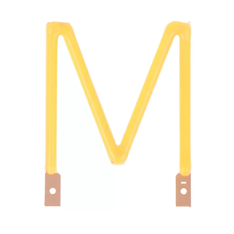 Engelse Letter Filament COB LED Filament DC3V Gele Diodes Feestdecoratie Lichtaccessoires DIY