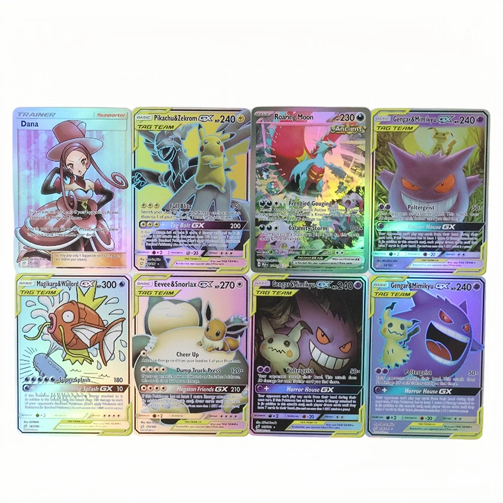 Pokemon Proxy Cards Holographic Foil Flash  Collection Cards Foil Flash Holographic Game Trading Collection cards ﻿