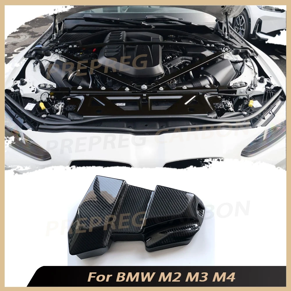 

Prepreg Dry Carbon Engine Battery Cover Engine Bay Electrical Appliance Cover Body Kits for BMW G87 M2 G80 M3 G82 G83 M4 2021+