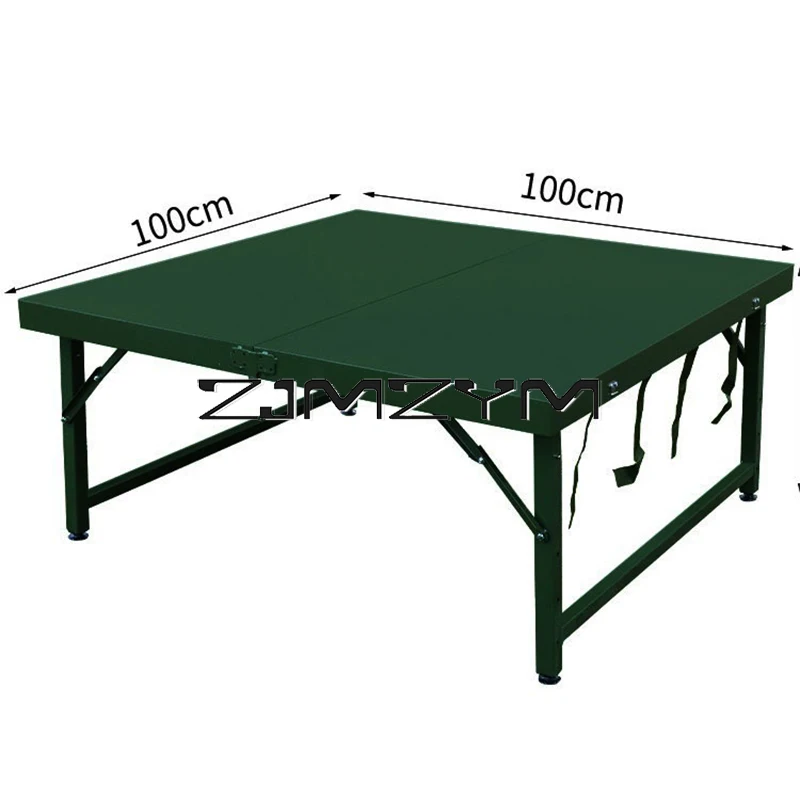 Multifunctional Foldable Table Portable Conference Army Green Outdoor Table Folding Outdoor Camping Table