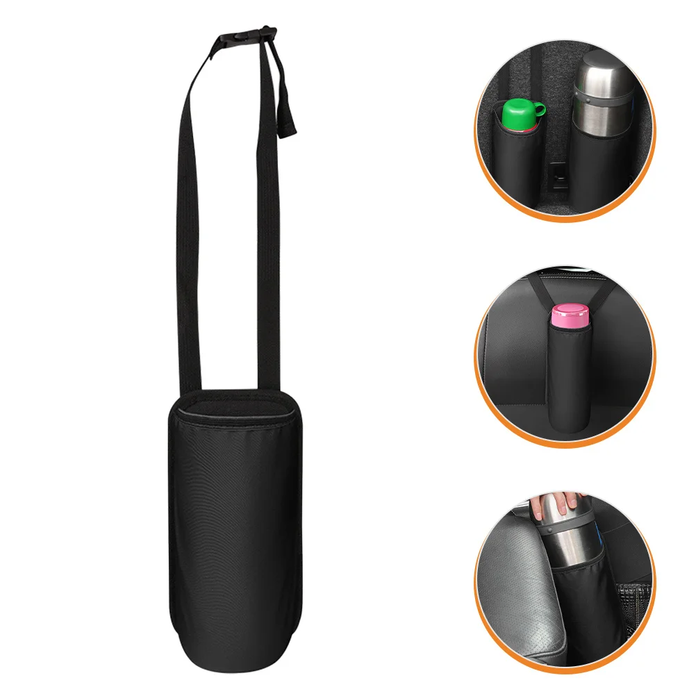 

Water Bottle Holder for Car Heavy Duty Cloth Cup Holder Portable Back Seat Drink Organizer for Vehicle Travel Use