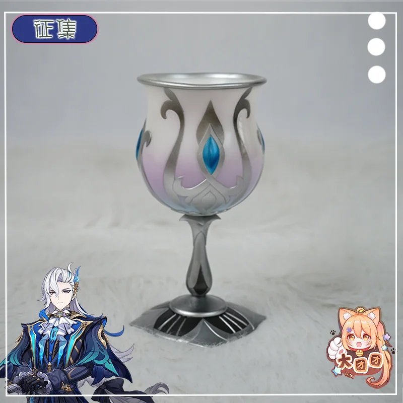 Game Genshin Impact Neuvillette Cup Cosplay Accessories Halloween Costumes Props