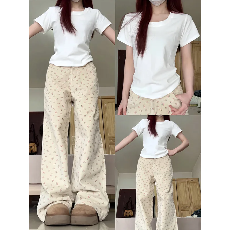 スリムフィットコットンTシャツ女性の夏用ort Sve U-Ne Base irt韓国Sle通勤ピュアカラー通気性快適