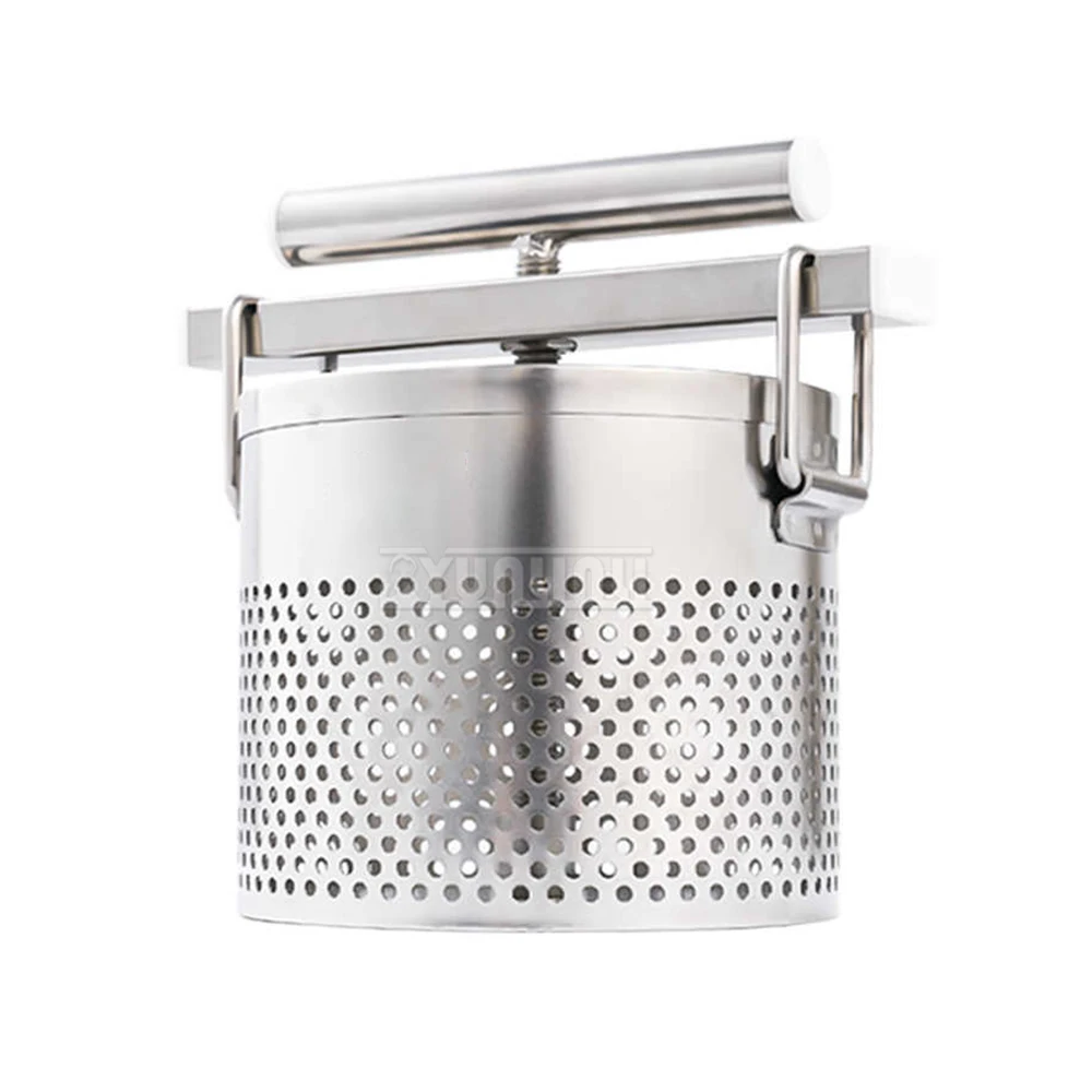 

1,8 л соковыжималка для пищевых продуктов из нержавеющей стали, пресс для меда, соковыжималка для фруктов, кухонный гаджет