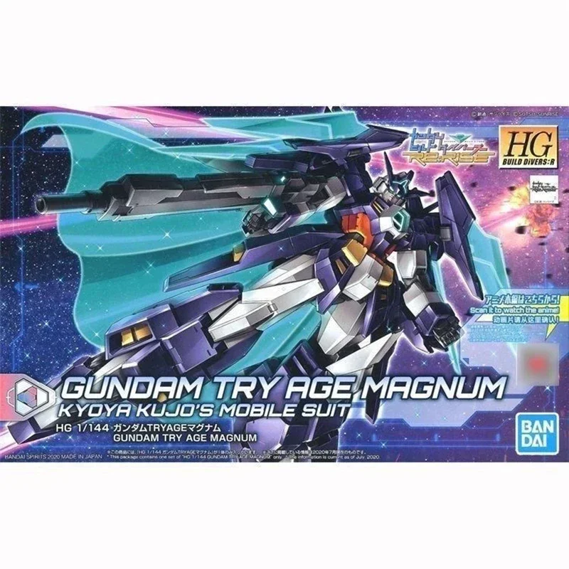 بانداي الأصلي جاندام HG ثلاثي العمر ماغنما أنيمي عمل الشكل تجميع نموذج اللعب تحصيل نموذج الحلي الهدايا ل