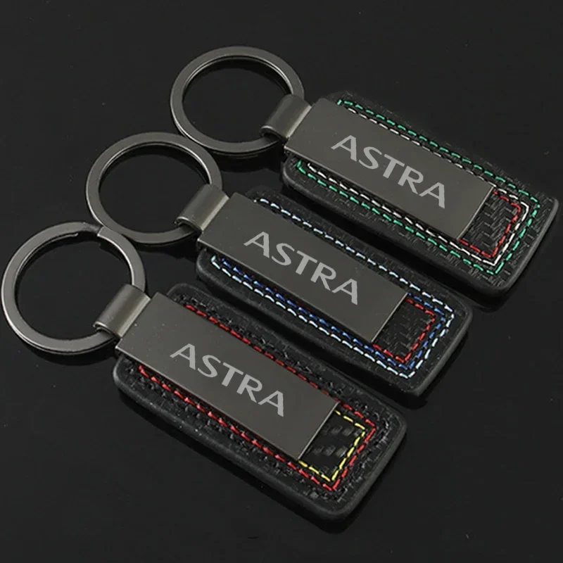 Leather Car KeyChain Key Chain Rings Gift Keyrings Holder for Opel Astra Logo J H G Corsa D Vectra B Insignia Zafira Accessories