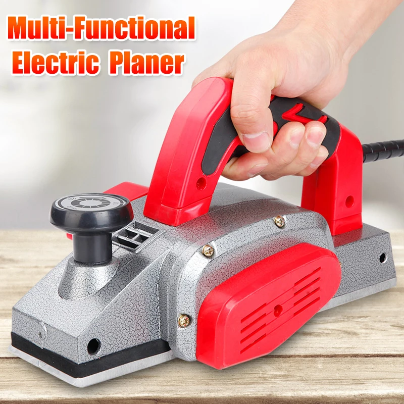 1100W/10200W Electric Planer Carpentry Tools Woodworking Multi-function Household Handheld Plane Wood Cutting Planing Machine