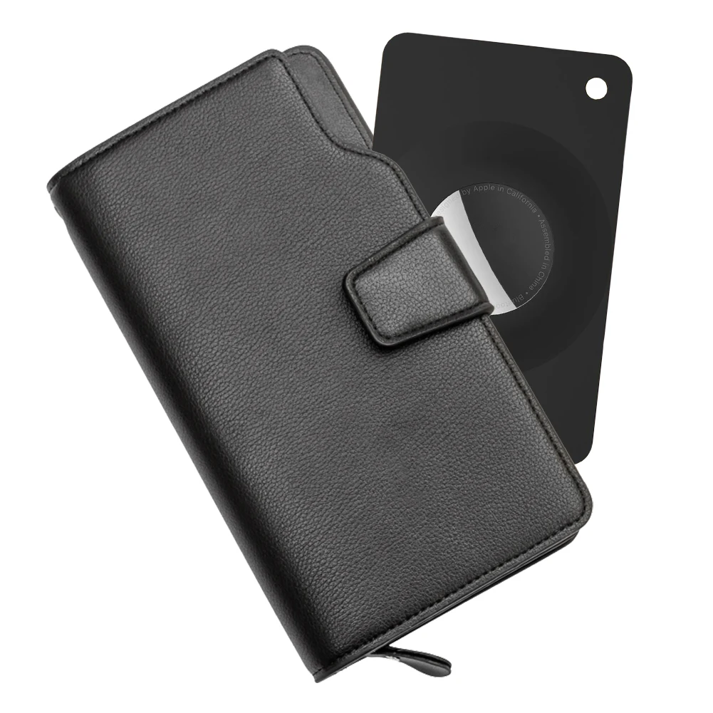 Untuk Apple Airtag casing Dompet pelindung untuk airtag kartu Tracker penutup TPU ultratipis casing kartu untuk Airtag dompet masukkan pemegang