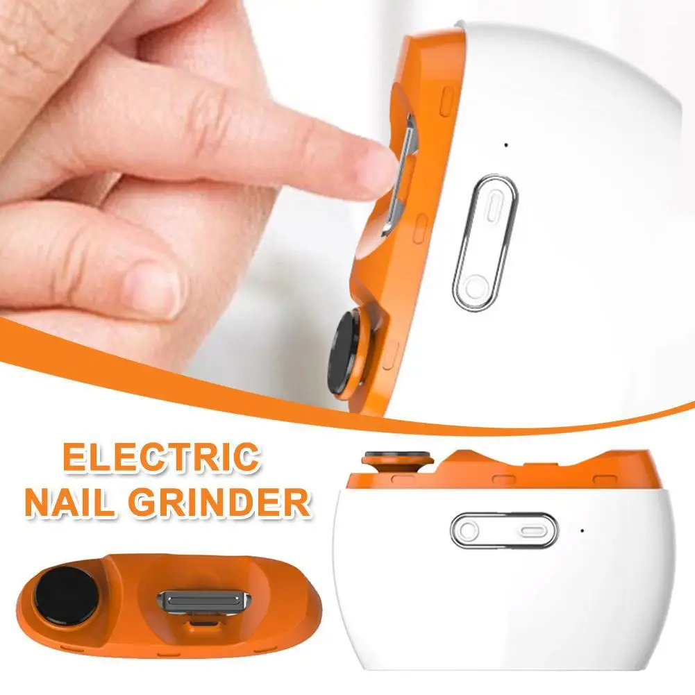 

1pcs Electric Nail Clipper With Auxiliary Lighting Automatic Nail Grinder for Children and Adult Portable Mini Manicure Tools