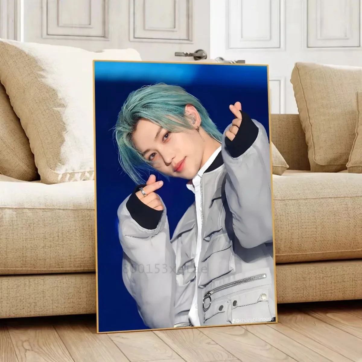Felix Stray Kids Kpop Poster Paper Print Home Living Room Bedroom Entrance Bar Cafe Art Canvas  Painting Decoration