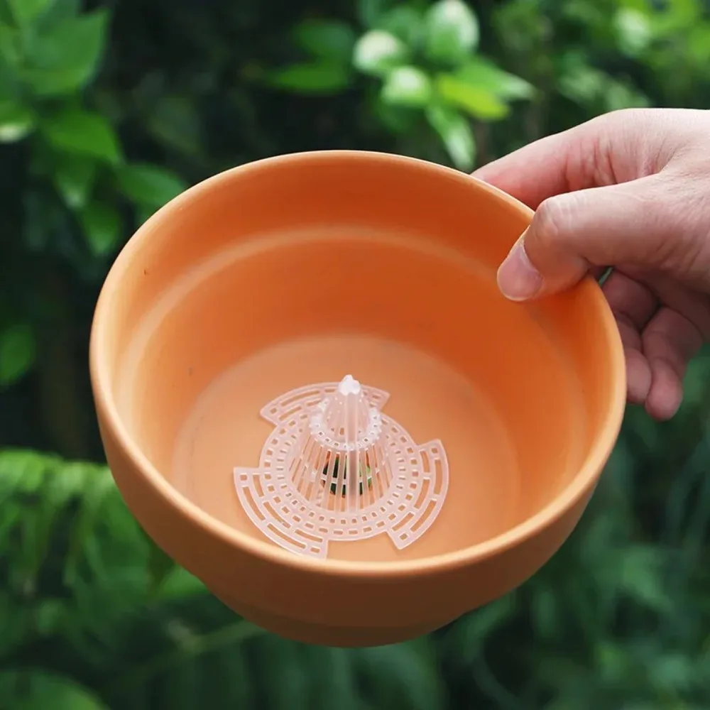 10pcs New PP Planters Mesh Cup Leak Proof Soil Leakproof Drain Hole Pad Reusable Conical Grid Mat