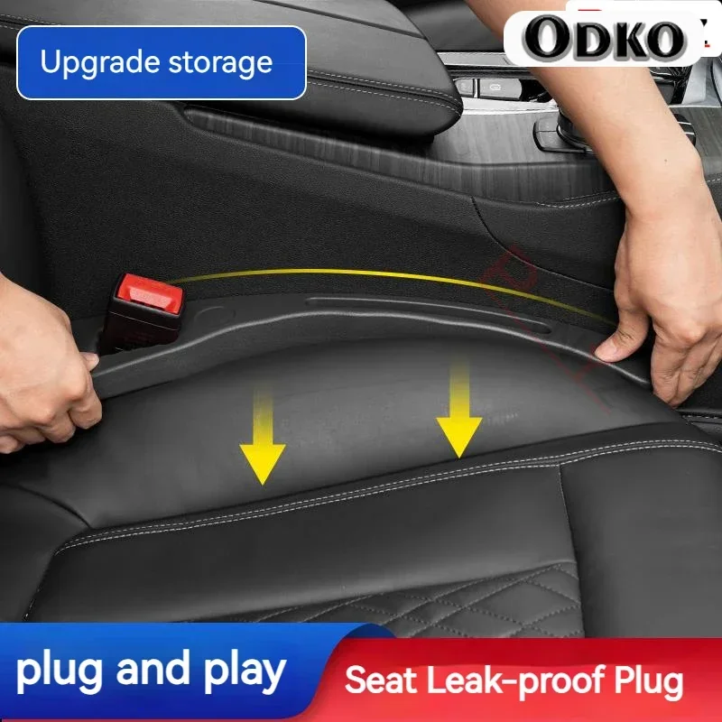 

2PCS Car Seat Gap Filler Side Seam Plug Strip Leak-proof Filling Strip Car Seat Gap Anti-drop Interior Car Decoration Supplies
