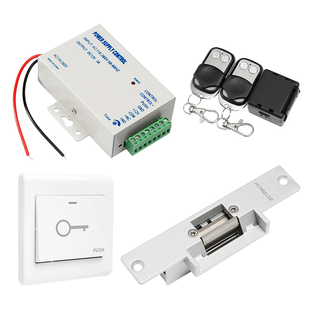 Fail Safe Strike Lock Power Supply Module For HOMSECUR Video Door Intercom Kit