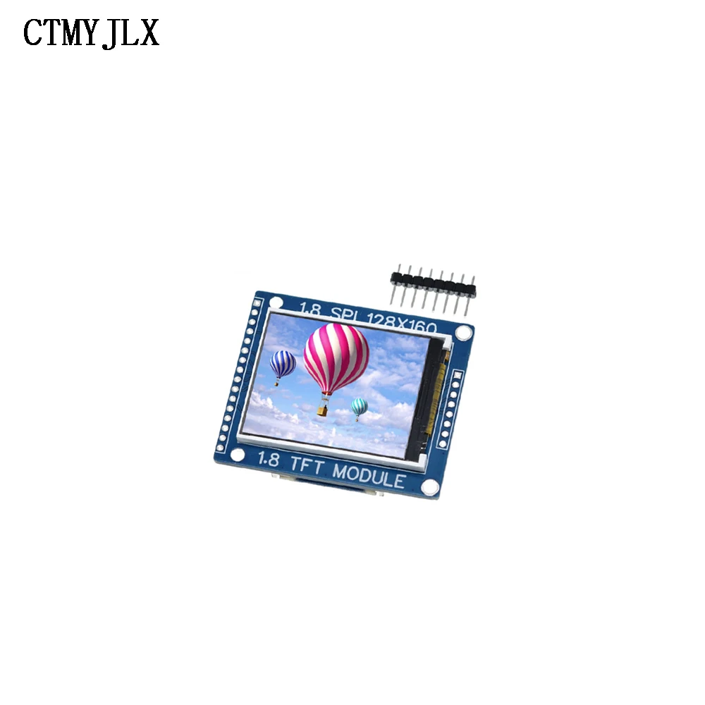 1.8 Inch Serial SPI TFT LCD Display Module PCB Adapter IC 128x160 Dot Matrix 3.3V 5V IO Inerface Cmmpatible LCD1602 For Arduino