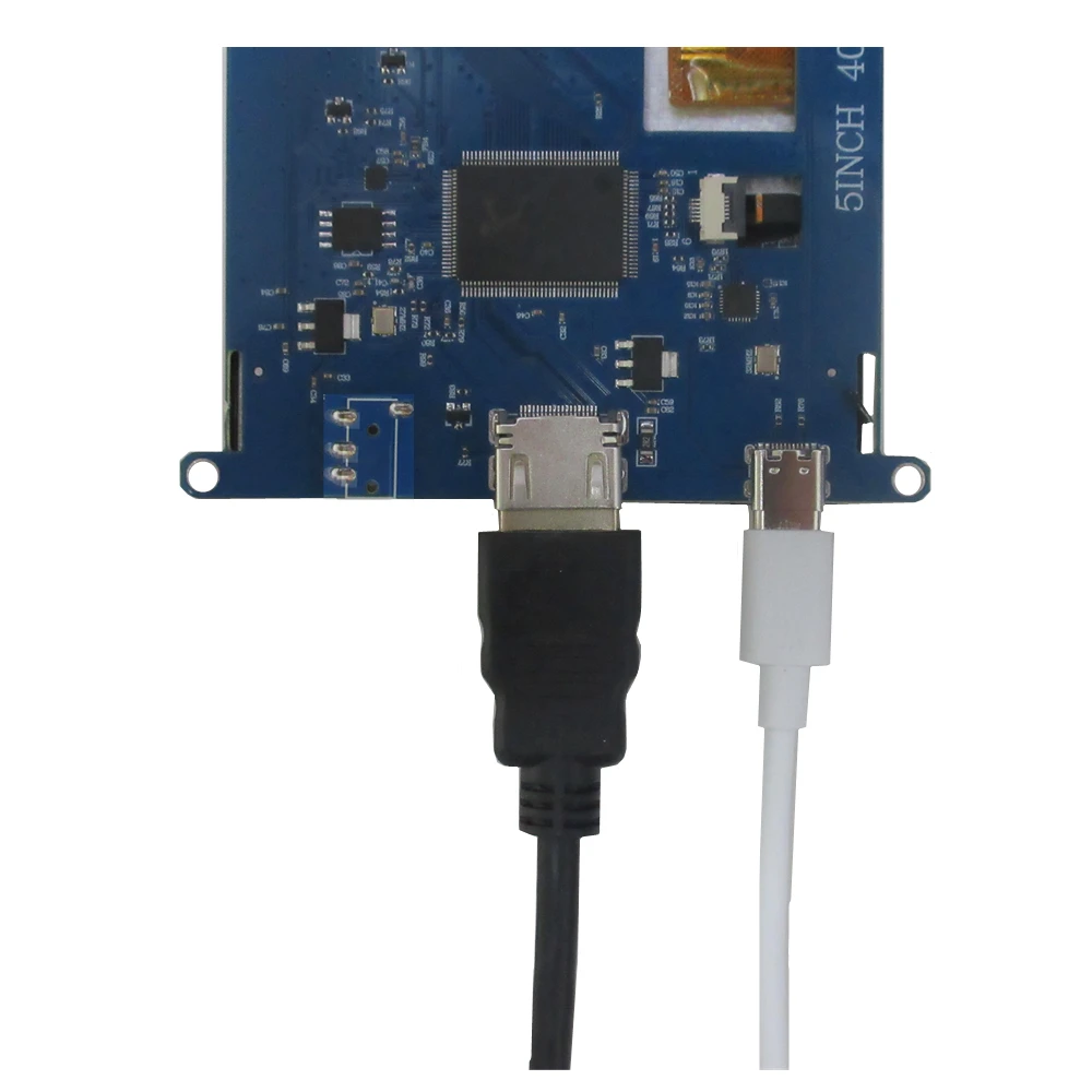 5-inch HDMI-monitor 800x480 IPS-scherm LCD-scherm capacitieve aanraking compatibel voor Raspberry Pi 4B/3B+ PC Windows