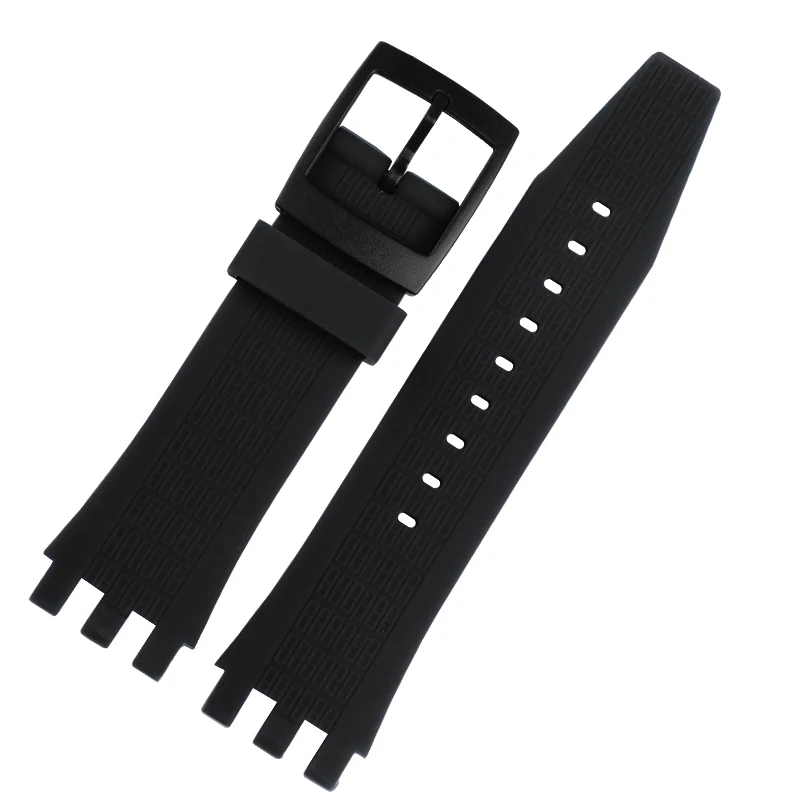 عالية الجودة سيليكون حزام ل سواتش SVG سلسلة الساعات الميكانيكية svgk403 402 SVGB400 ساعة اكسسوارات الرجال حزام (استيك) ساعة