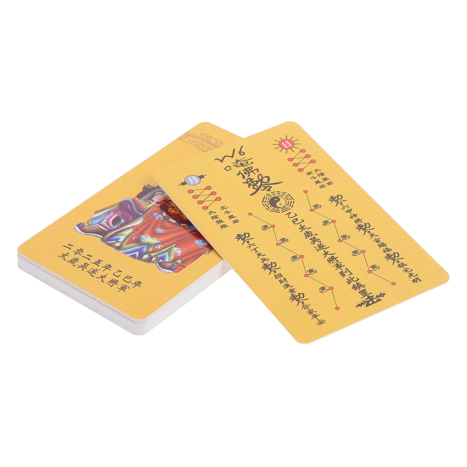 

10pcs Tai Sui Card Feng Shui Amulet Chinese Auspicious Snake Year Protection 2025 Prosperity Success Religious Ornament