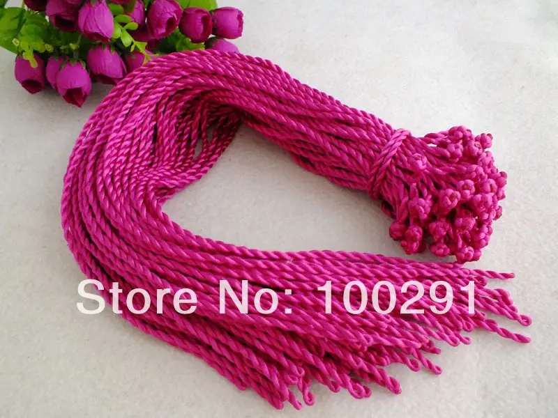 100pcs 0.3mm*18inch Plum silk nylon cord fit necklace accessaries