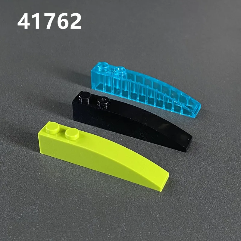 

50PCS 41762 1x6 Curved Slope MOC Building Blocks Technical Parts Small Particle Replace Accessories Bulk Compatible 42022