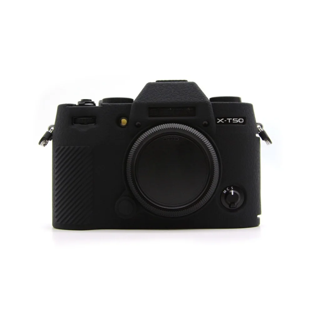 

For Fujifilm XT50 camera bag body cover protector case soft rubber silicone skin, camera accessories + free tempered film