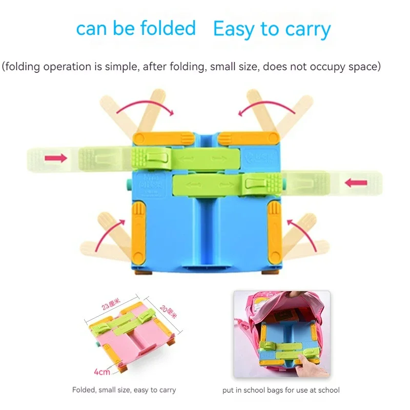 New Adjustable Reading Book Stand Portable Non-slip Metal Folding Textbooks Tablet Display Holder For Kids And Adults Book Stand
