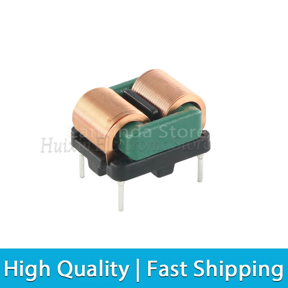 2pcs Flat Copper Wire EMI Filter Inductor Horizontal Common Mode Inductance Magnetic Toroidal Coil 5mH 10mH 15mH 20mH 25mH 28mH