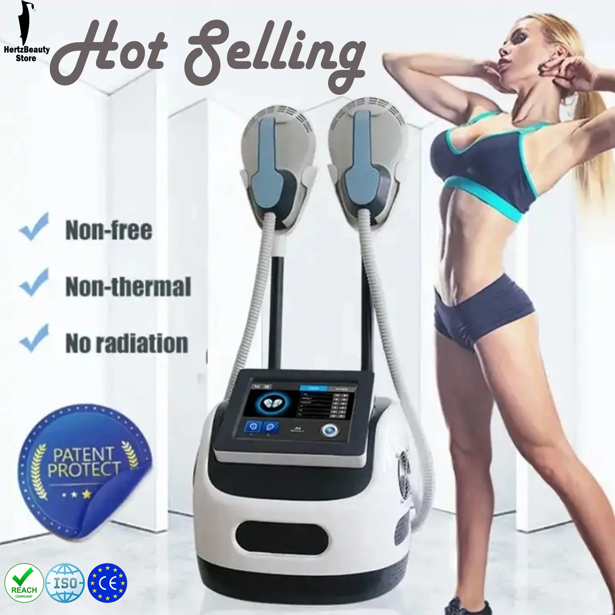 EMSlim Sculpt Electromagnetic Body Slimming Muscle Stimulate Fat Removal Body Slimming Build Muscle Sculpting Machine Salon Spa