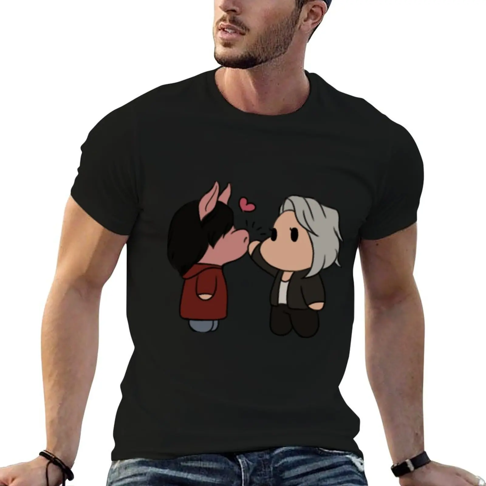 Boop The Snoot T-Shirt Holiday Casual Short Sleeve Top