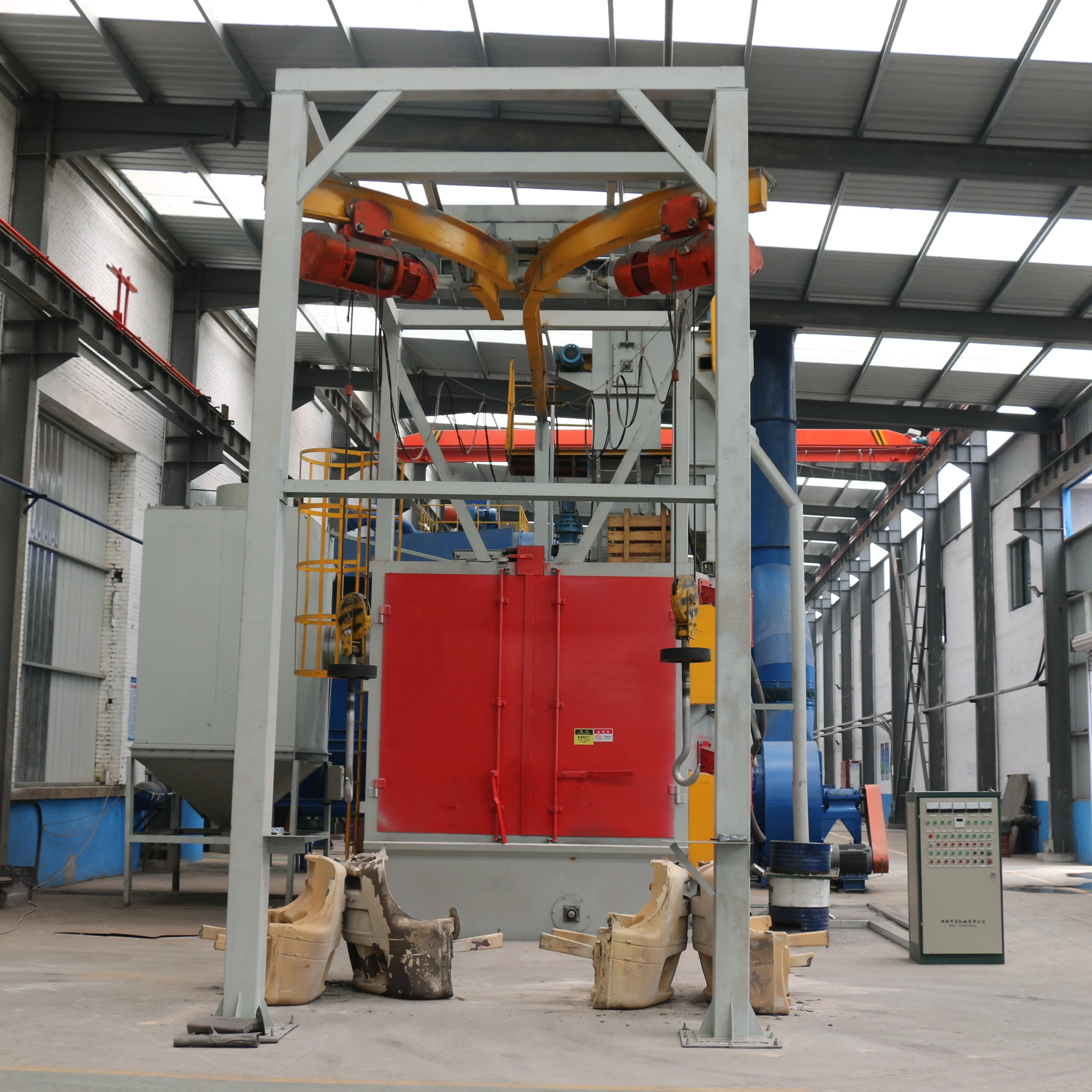 CE Certified High-Quality Hook Type Shot Blasting Machine Steel Shot Blaster for Sale with Reliable Performance