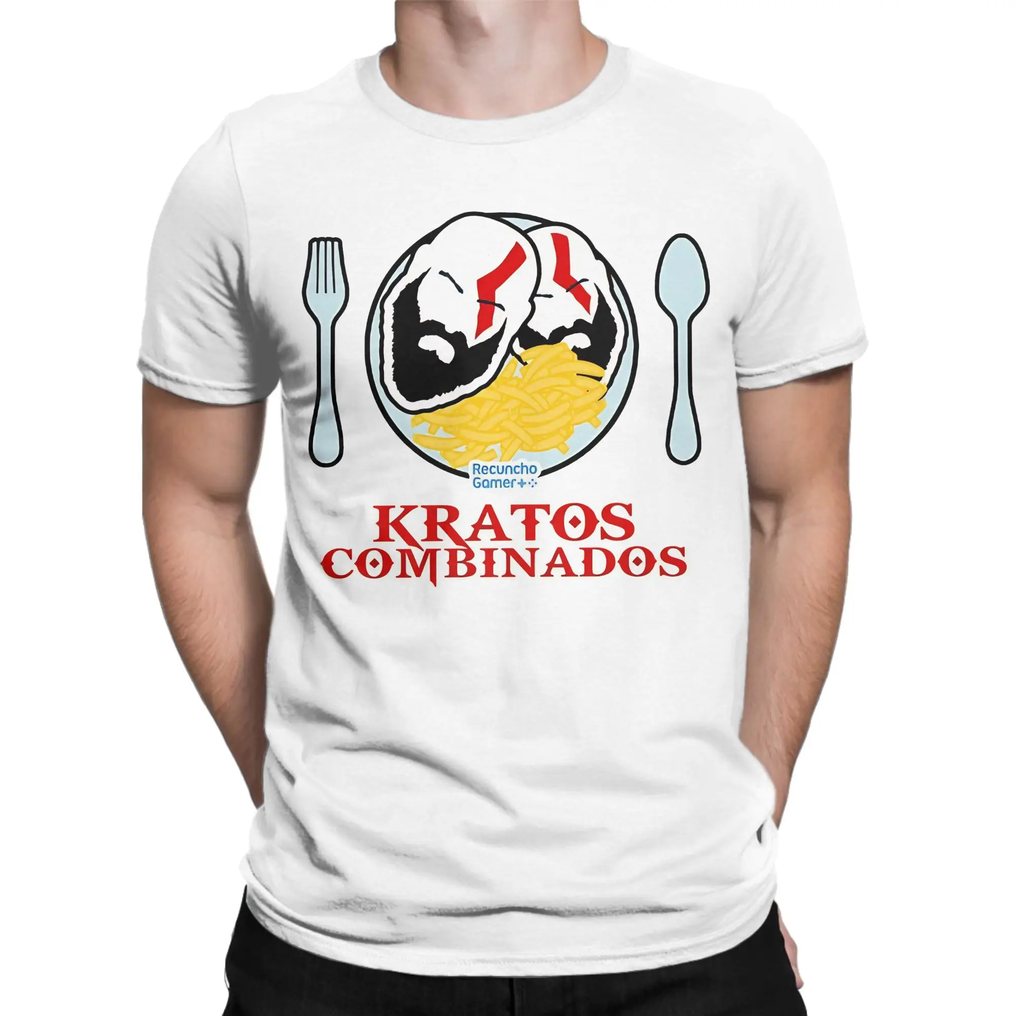 Fashion Combined Kratos Lord God of War T Shirt For Unisex  Pure Cotton T-shirts Short Sleeve Tops