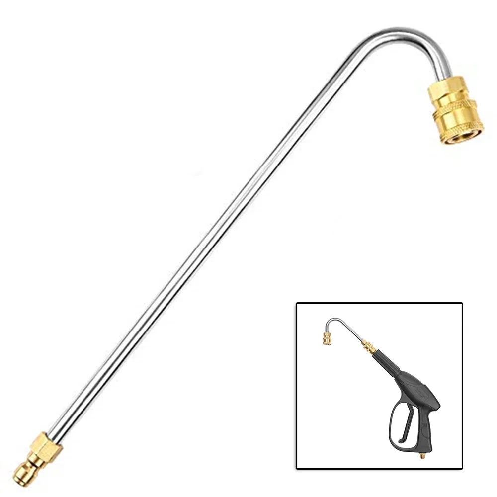 Pressure Washer Gutter Rod Cleaner 13 Inch U Shape Attachment with Quick Connect for Effective Gutter and Roof Cleaning view 3