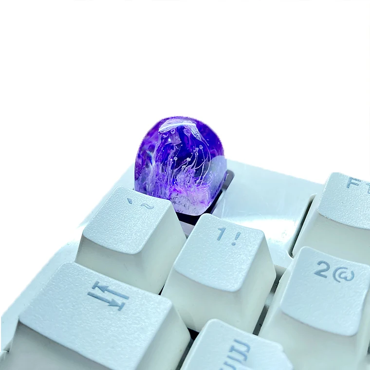 Mechanical keyboard personalized MX axis transparent keycap custom single resin dom three-dimensional creative transparent keybo - Image 4