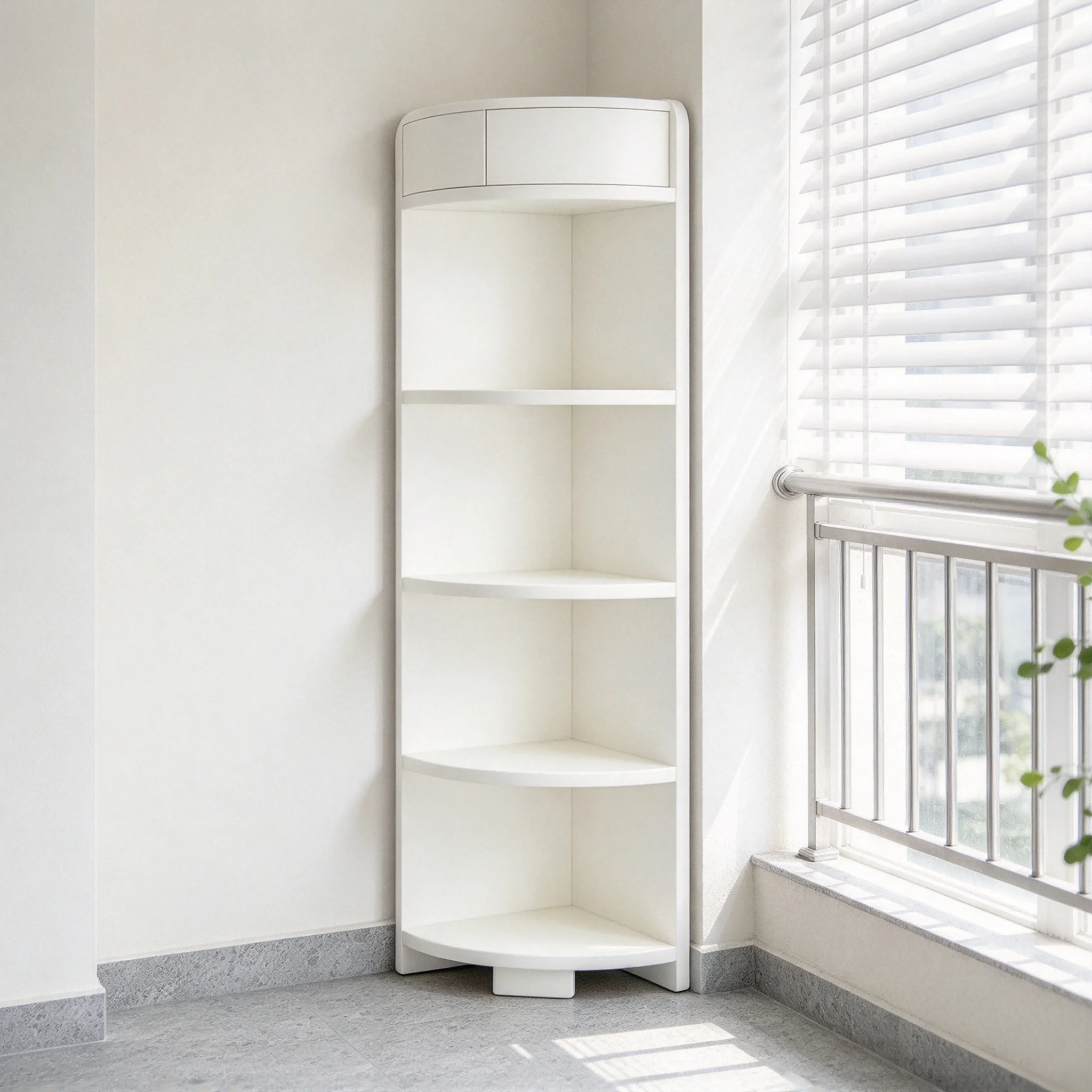AOLIVIYA Living Room Wall Display Organizer Corner Floor Bookcase Cabinet Library Shelves Desk Bookshelf Storage Rack