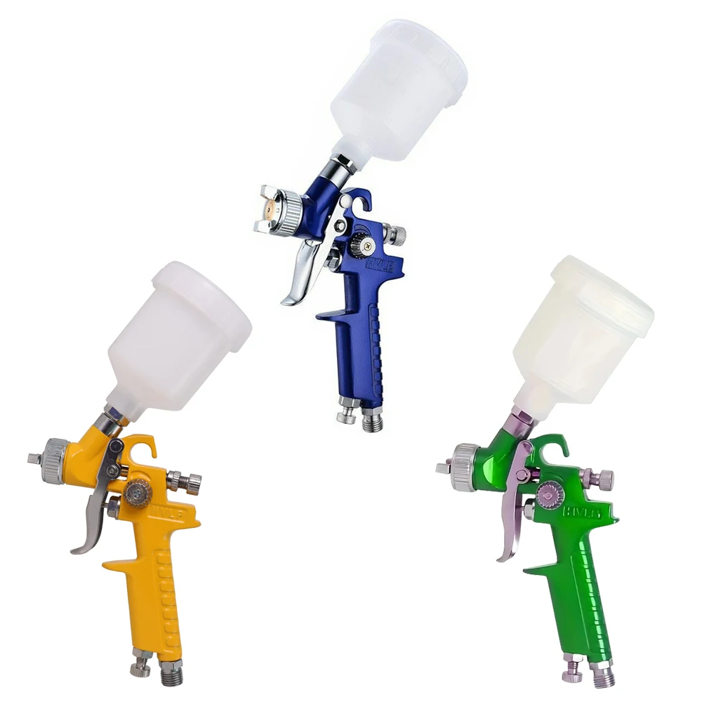 

HVLP Spray Gun Kit 1.0MM Nozzle H-2000 Mini Air Paint Spray Guns Gravity Feed Airbrush Spray Gun Set for Car Furniture Painting