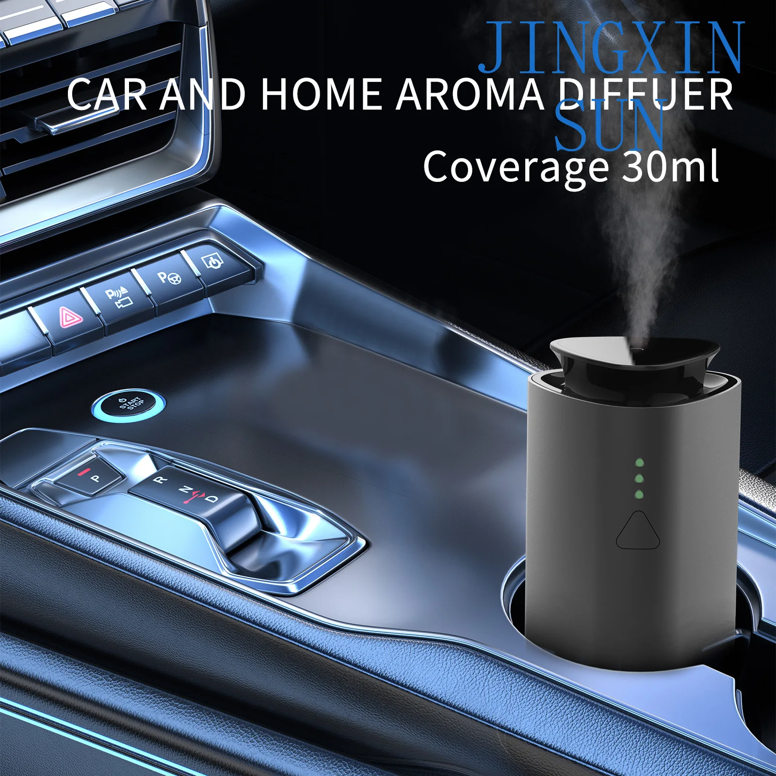 OV-1 Mini Car Essential Oils Leak-proof Dumping Function Built-in Rechargeable Battery Aroma  Diffuser