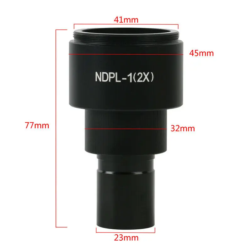1PC 2X Microscope Use DSLR/SLR Camera Lens ADAPTER C-Mount