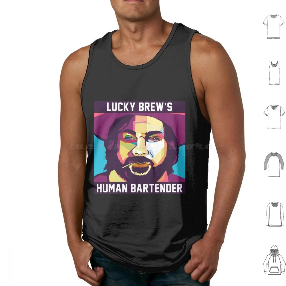 Jackie Daytona-Lucky Brew Tank Tops Vest Sleeveless What We Do In The Shadows Vampires Vampire Nandor Nadja Deacon Wwdits