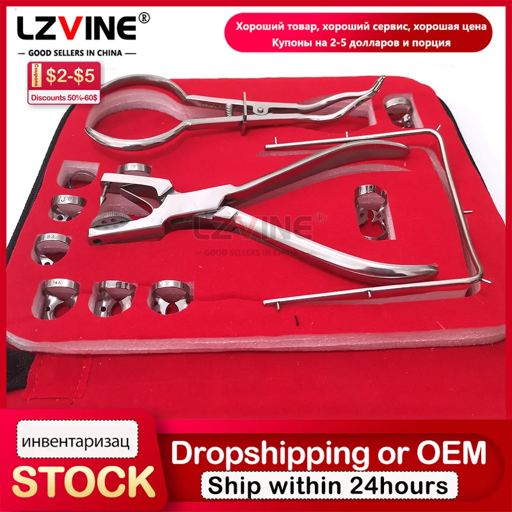 

Dental Dam Perforator Rubber Hole Puncher Set Teeth Care Pliers Orthodontic Tools Dentist Clinic 1 Kit Dentistry Products Metal