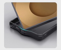 For Samsung Galaxy S25 Ultra Nillkin Case CamShield Pro Transparent Black Camera Slide Lens Cover Protection