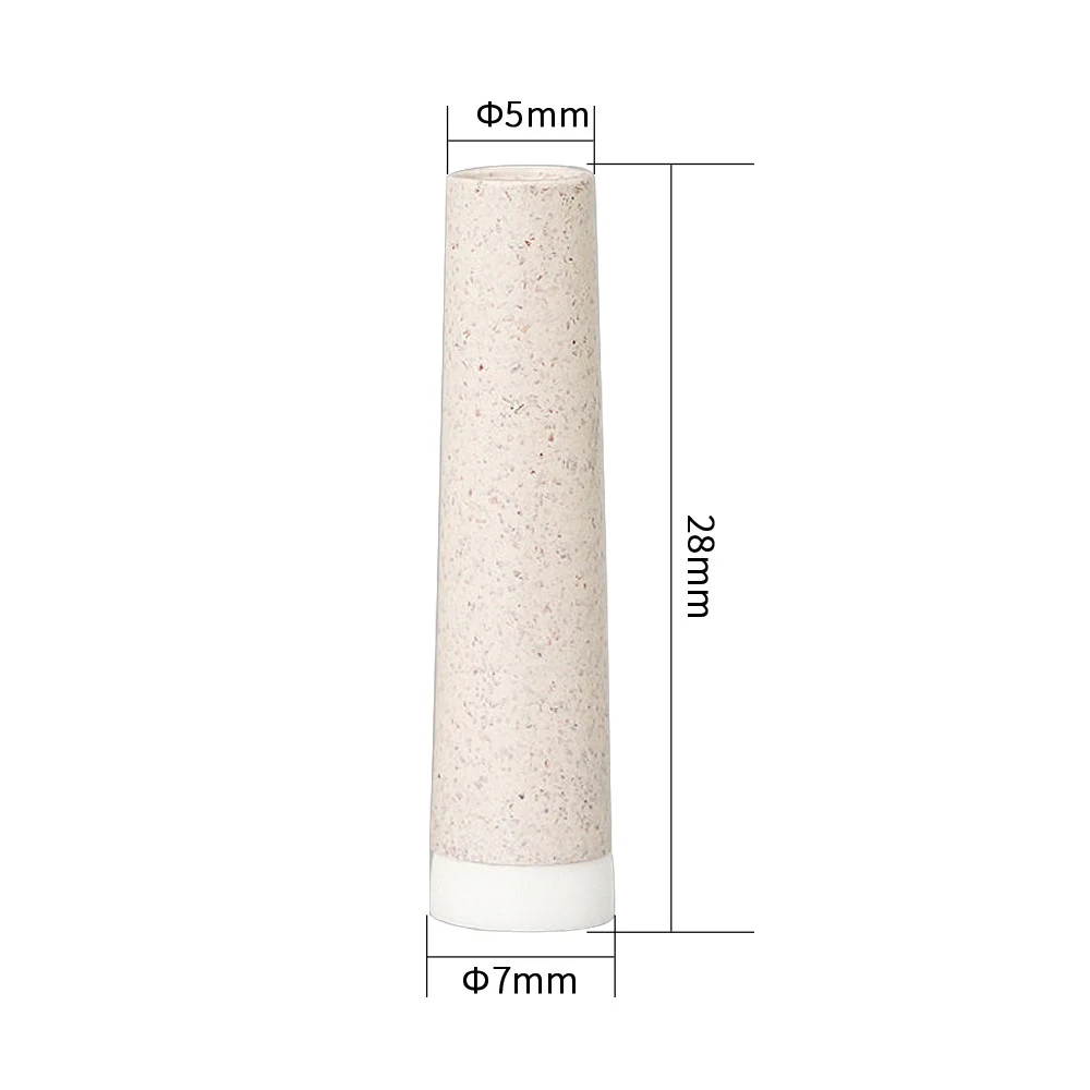 10/150 Packs Smoke Filter Tips Degradable Plastic Caps Cone Shaped 5~7MM Carbon Filter Tips image 2