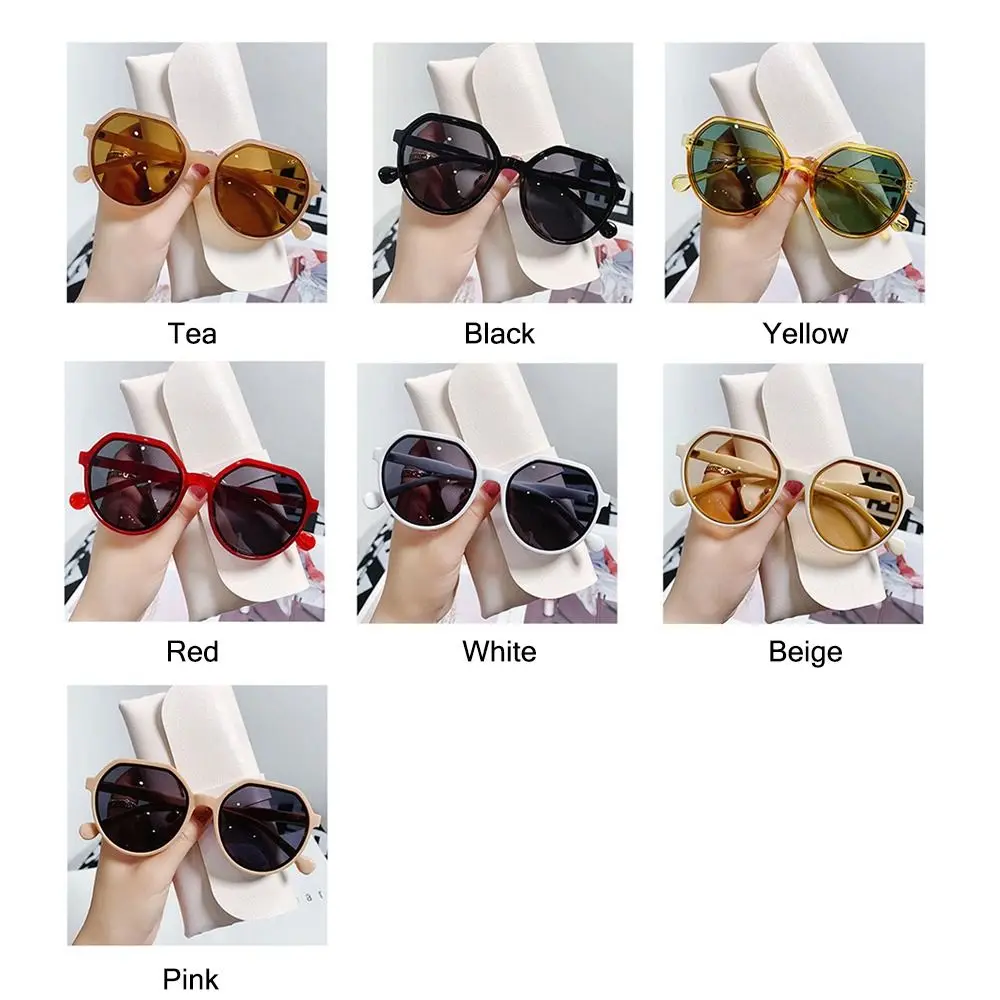 New Jelly Women's Sunglasses Unique Popular Brown Shades Beige UV Protection Eyewear for Women & Men