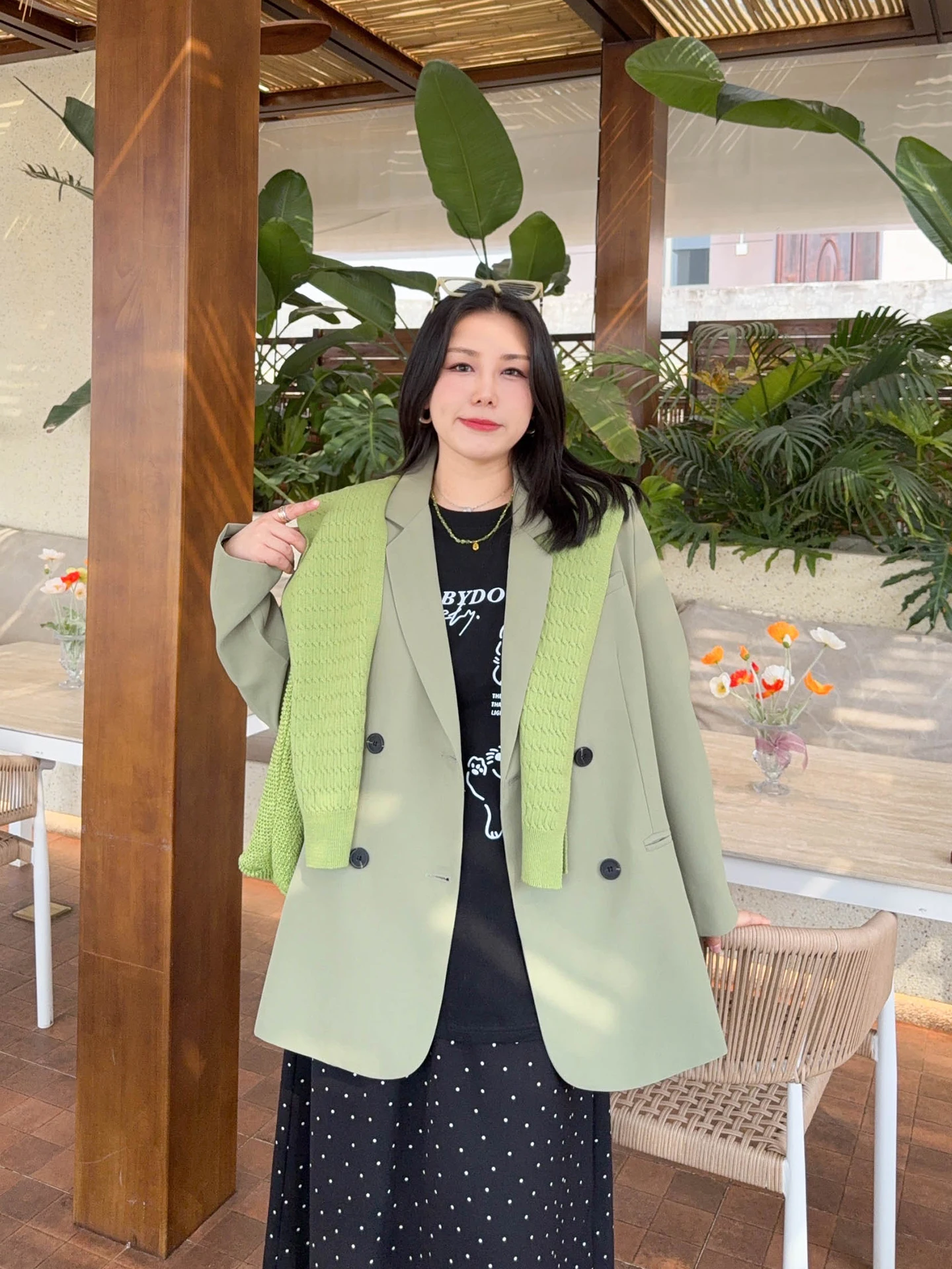 

Женский повседневный костюм VOGANA большого размера: пиджак и жилет с завышенной талией, свободный крой, простой дизайн, эффект стройности, полиэстер, весна-лето