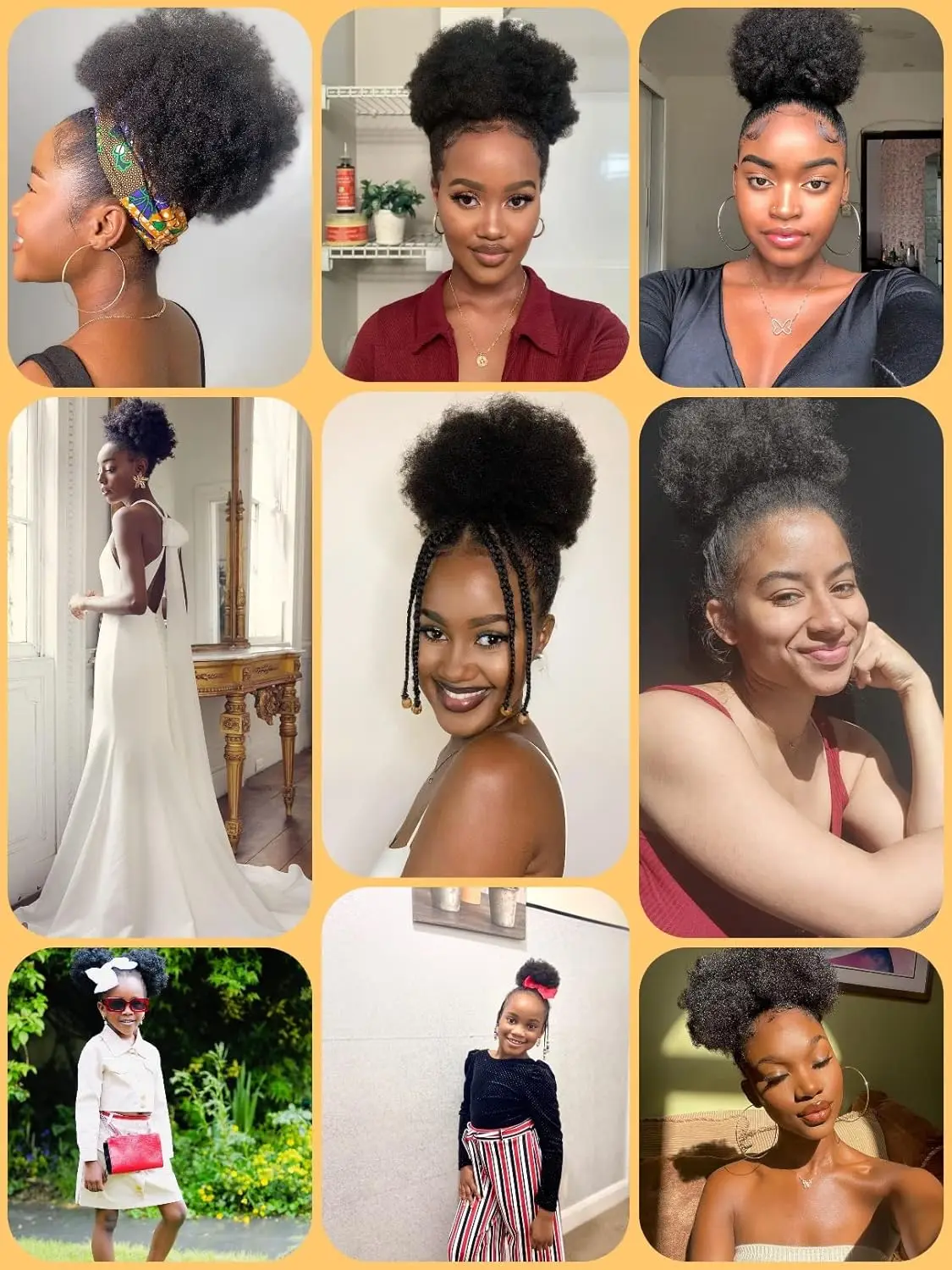 Afro Puff sznurkiem kucyk krótki syntetyczny perwersyjne kręcone doczepiane włosy puszyste wysokie treski Updo włosy dla czarnych kobiet